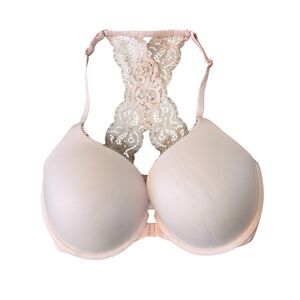 Victoria's Secret Body by Victoria Light Pink Front Clasp Underwire Bra Sz 34DD